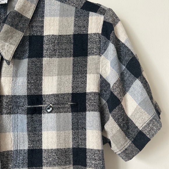 Vintage | plaid button up - Picture 3 of 6